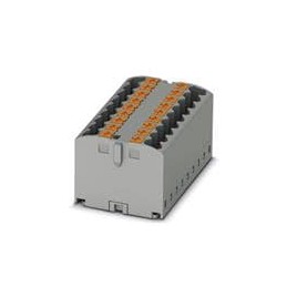 1 pcs : 3273322 - DIN Rail Terminal Blocks PTFIX 18X2,5 BK 2.5mm2 slf-assmb MNT