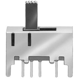5 pcs - KNITTER-SWITCH PCB Slide Switch DPST On-On-On 200 mA @ 30 V dc Slide