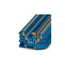 1 pcs : 1079071 - DIN Rail Terminal Blocks PTV 2,5QUATTRO-MT BU