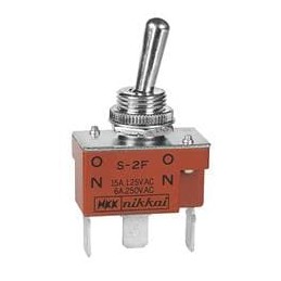 1 pcs : S2F - Toggle Switches ON-NONE-ON SPDT QUICK CONNECT