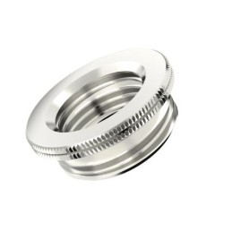 1 Bag of 5 - Lapp Cable Gland Adaptor, M16 Exterior Thread, M12 Interior Thread, Nickel Plated Brass, SKINDICHT Series