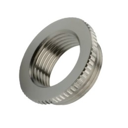 1 Bag of 5 - Lapp Cable Gland Adaptor, M16 Exterior Thread, M12 Interior Thread, Nickel Plated Brass, SKINDICHT Series