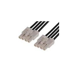 1 pcs : 216290-1041 - Rectangular Cable Assemblies STANDARD .093 4 CKT R TO R 150MM