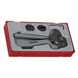 1 pcs - Teng Tools Hand Crimp Tool for Insulated Terminals, Uninsulated Terminals