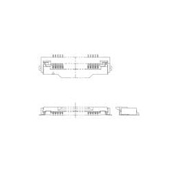 10 pcs : 046806010000846+ - FFC & FPC Connectors 0.5mm Pitch 10pos RA Flip Lock ZIF Au