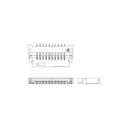 10 pcs : 046809610110846+ - FFC & FPC Connectors 0.5mm Pitch 10pos RA Flip Lock ZIF Au