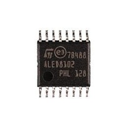 10 pcs : ALED8102SXTTR - LED Lighting Drivers 8 Channels LED driver with direct switch control