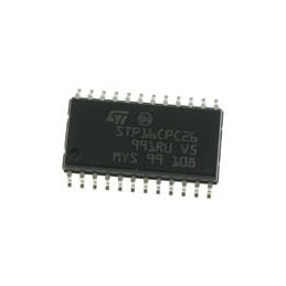 10 pcs : STP16CPC26MTR - LED Display Drivers LV 16-bit LED Driver 5mA to 90mA 30MHz