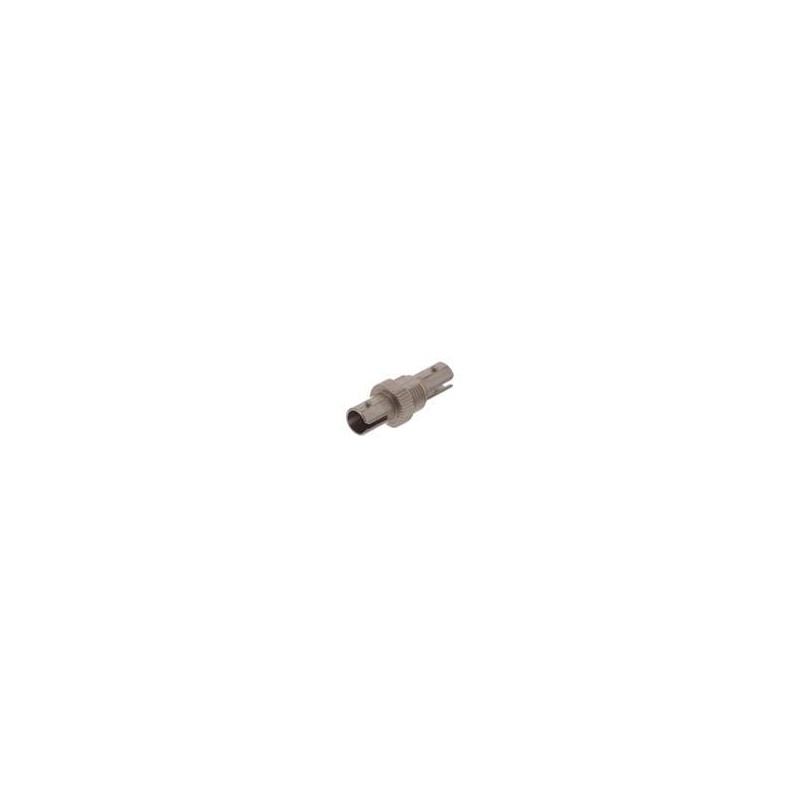 1 pcs : F709730200 - Fibre Optic Connectors ST adaptor with zirconia alignment sleeve for SM