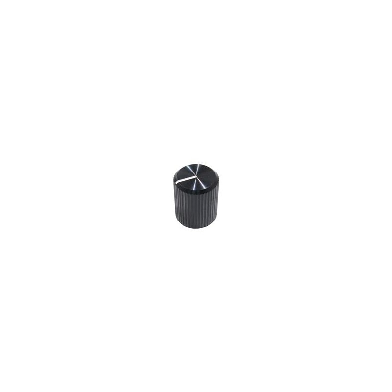 1 pcs : 450-KB101 - Knobs & Dials 10mm BLK 3.2 SHAFT
