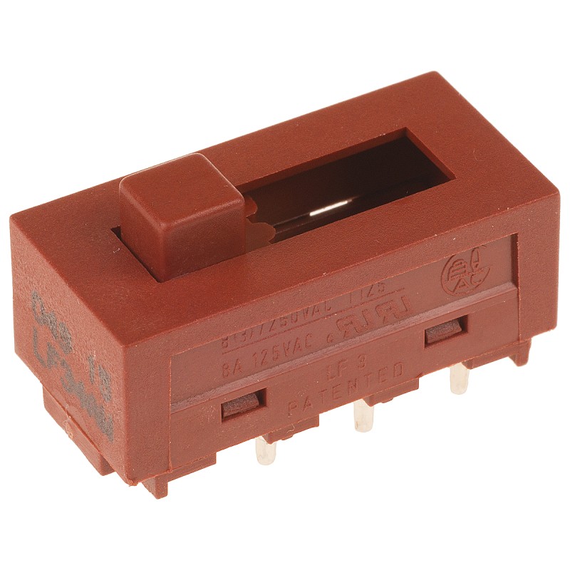 5 pcs - Molveno Panel Mount Slide Switch SPST-2NC 8 A Toggle