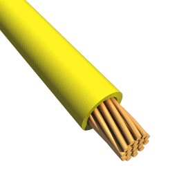 1 Reel of 305 M - Alpha Wire EcoWire Series Yellow 0.52 mm² Hook Up Wire, 20 AWG, 10/0.25 mm, 305m, MPPE Insulation