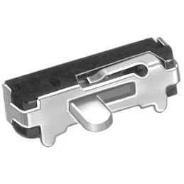 5 pcs - KNITTER-SWITCH PCB Slide Switch SPST Latching 200 mA @ 12 V dc, 300 mA @ 6 V dc, 500 mA @ 4 V dc Slide