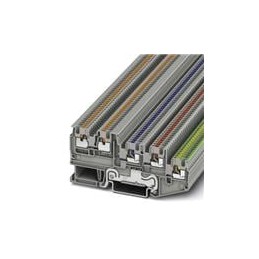 1 pcs : 3244465 - DIN Rail Terminal Blocks Sens/Act Term Block 26-14 AWG, Push-In