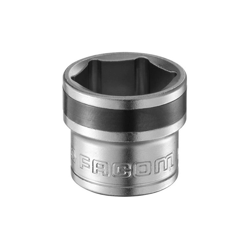 1 pcs - Facom 3/8 in Drive 17mm Oil Drain Socket, 6 point