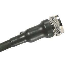 1 pcs - HellermannTyton Cable Boot Black, Fluid Resistant Elastomer Adhesive Lined, 24mm