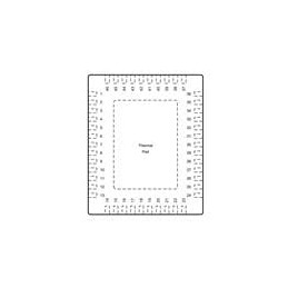 10 pcs : LP5036RJVR - LED Lighting Drivers 36-channel I2C constant current RGB LED driver 46-VQFN -40 to 125