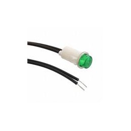 1 pcs : 1052C5 - Panel Mount Indicator Lamps GREEN DIFFUSED 1/2' MOUNTING HOLE