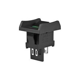 1 pcs : JWS11BAAF-A - Rocker Switches GREEN LED