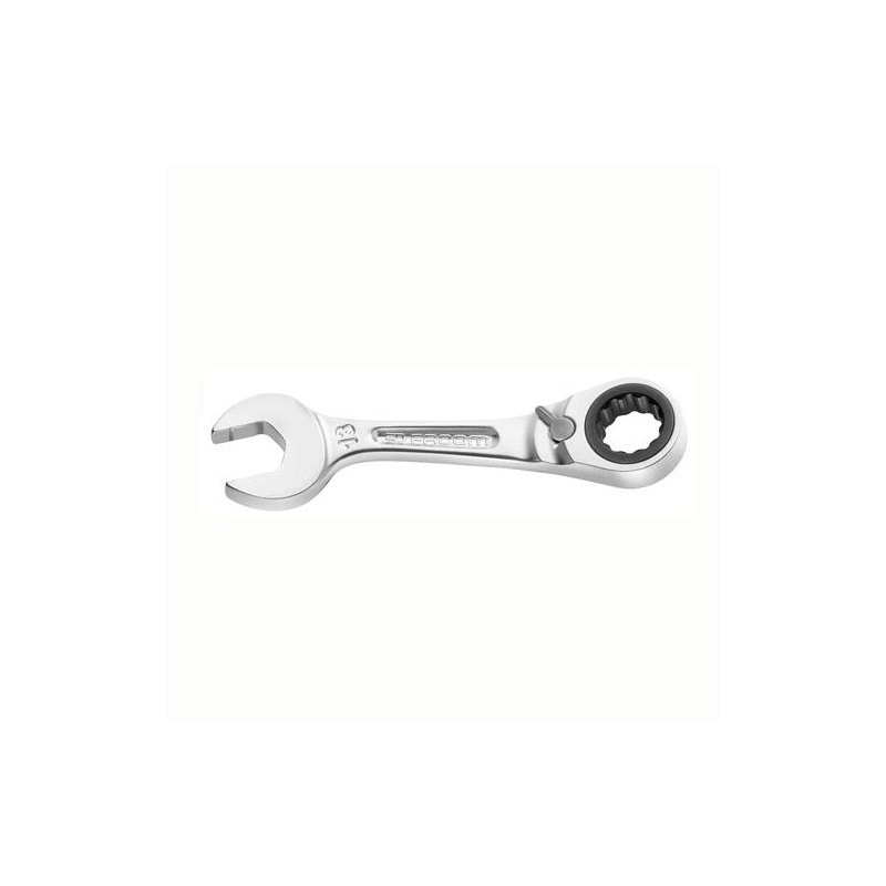 1 pcs - Facom Combination Ratchet Spanner, 11mm, Metric, Double Ended, 103.5 mm Overall