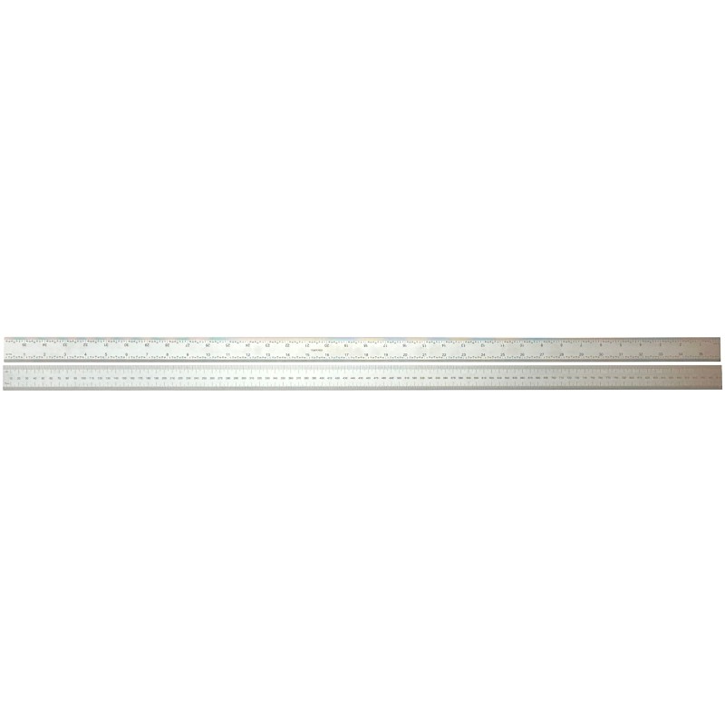 1 pcs - 900mm Steel Imperial, Metric Rule