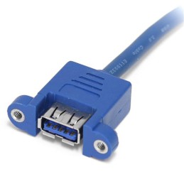 1 pcs - StarTech.com USB 3.0 Cable, Female 20 Pin Socket to Female USB A x 2 Cable, 0.5m