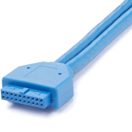 1 pcs - StarTech.com USB 3.0 Cable, Female 20 Pin Socket to Female USB A x 2 Cable, 0.5m