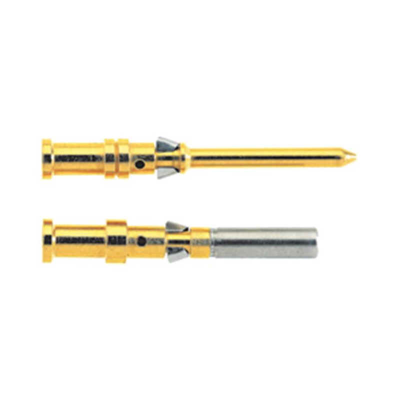 25 pcs - Han D Female 10A Crimp Contact Minimum Wire Size 0.14mm² Maximum Wire Size 0.37mm² for use with Heavy Duty Power