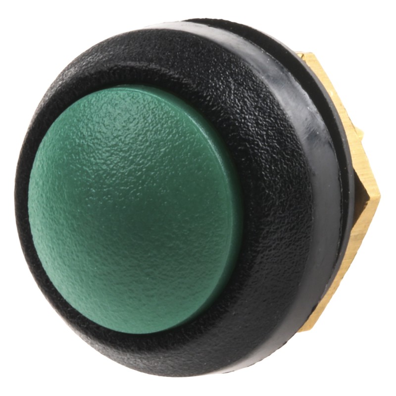 1 pcs - ITW Switches 48 Series Miniature Push Button Switch, Latching, Panel Mount, 13.6mm Cutout, SPST, Clear LED, 48V dc, IP67