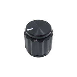 1 pcs : 450-7031 - Knobs & Dials BLACK ALUM .61'D