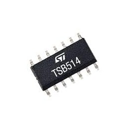 10 pcs : TSB514IDT - Operational Amplifiers - Op Amps Rail-to-rail inputs and outputs, 36 V, 6 MHz op-amps