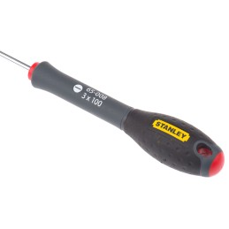 1 pcs - Stanley Slotted Screwdriver, 3 mm Tip, 100 mm Blade