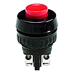 1 pcs : 1.10.001.161/0301 - Pushbutton Switches MOMENTARY PUSHBUTTON OPAQUE RED