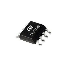 10 pcs : TSV7722IDT - Operational Amplifiers - Op Amps High bandwidth (22MHz) Low offset (200uV) 5V Op amp