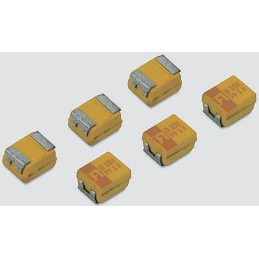 5 pcs - KYOCERA AVX 150μF MnO2 Tantalum Capacitor 16V dc, TPS Series