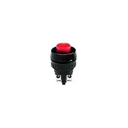 1 pcs : 1.10.001.001/0104 - Pushbutton Switches 1NO Black Screw Term 15.2mm mnt hole dia