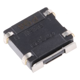 5 pcs - Plunger Tactile Switch, SPST 50 mA @ 24 V dc 0.5mm Through Hole