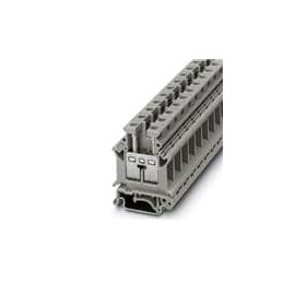 1 pcs : 3006043 - DIN Rail Terminal Blocks UK 16 N 12.2mm FEEDTHRU GRAY