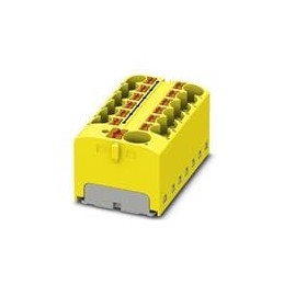 1 pcs : 3274016 - DIN Rail Terminal Blocks PTFIX 10/12X4-G YE