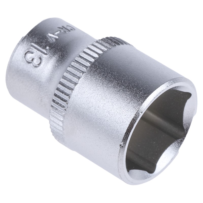 1 pcs - RS PRO 1/4 in Drive 13mm Standard Socket, 6 point