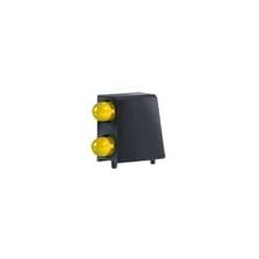 10 pcs : WP7104ALUP/2YD-0L - LED Circuit Board Indicators Yellow Diffused 588nm 15mcd