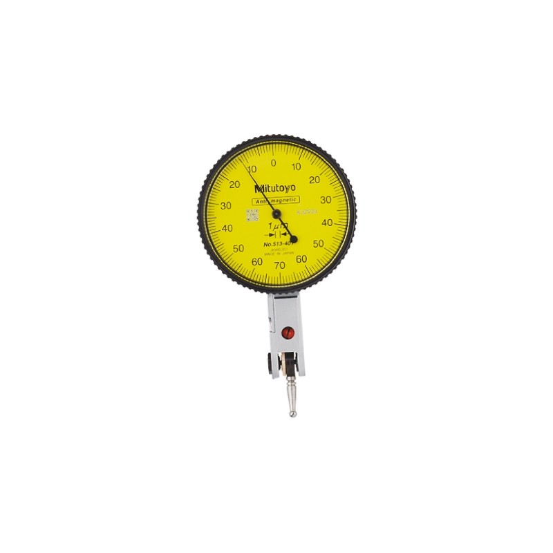 1 pcs - Mitutoyo 513-401-10E Metric DTI Gauge, +0.14mm Max. Measurement, 0.001 mm Resolution, 3 μm Accuracy