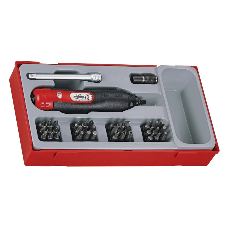 1 pcs - Teng Tools Torque Screwdriver & Bit Set, No