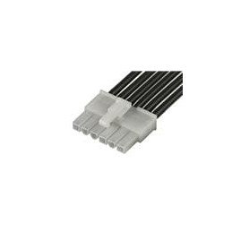 1 pcs : 215323-2062 - Rectangular Cable Assemblies MINIFIT JR SR M-S 6CKT 300MM Au