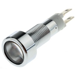 1 pcs - Signal Construct Green, Red Panel Mount Indicator, 12 - 14V, 8mm Mounting Hole Size