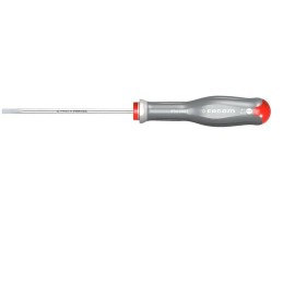 1 pcs - Facom Slotted Screwdriver, 4 mm Tip, 100 mm Blade, 209 mm Overall