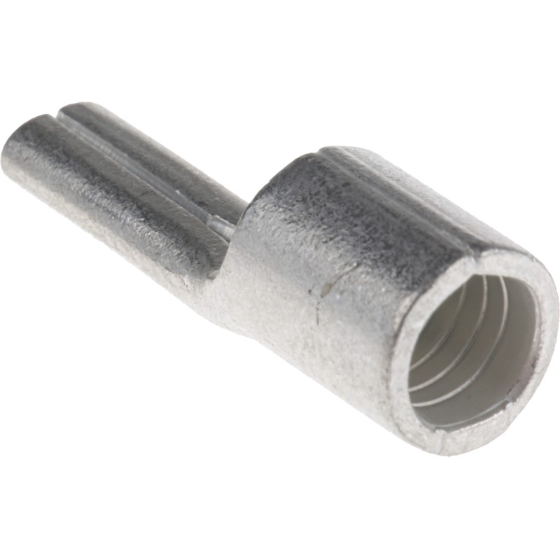 25 pcs - RS PRO Uninsulated, Tin Crimp Pin Connector, 16mm² to 16mm², 6AWG to 6AWG, 5.5mm Pin Diameter, 16mm Pin Length, Silver