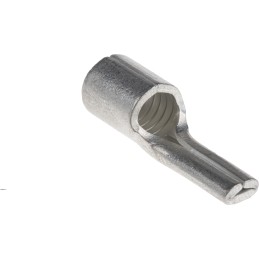 25 pcs - RS PRO Uninsulated, Tin Crimp Pin Connector, 16mm² to 16mm², 6AWG to 6AWG, 5.5mm Pin Diameter, 16mm Pin Length, Silver