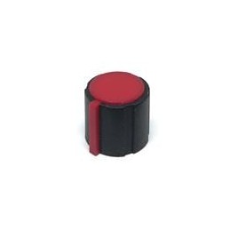 1 pcs : 8571 - Knobs & Dials KNOB RED SINGLE BAR INSTRUM