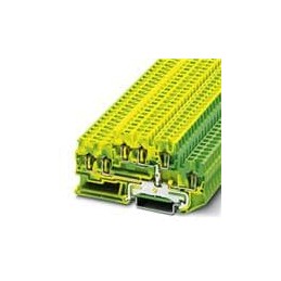 1 pcs : 3038532 - DIN Rail Terminal Blocks Feed-thru MOD TERM GREEN-YELLOW